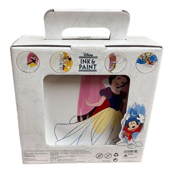 Disney ink Plate Set Snow White Pinocchio Colorful Art Paint Three amigos Party - Picture 4 of 7
